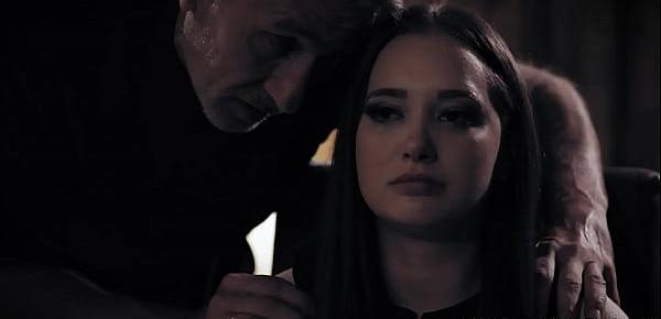  Gia Paige confesses her sins before taboo priest pounds her